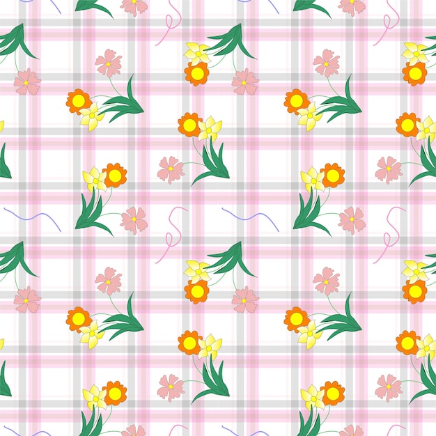 Seamless Pattern With Floral Motifs able to print for cloths tablecloths blanket shirts dresses