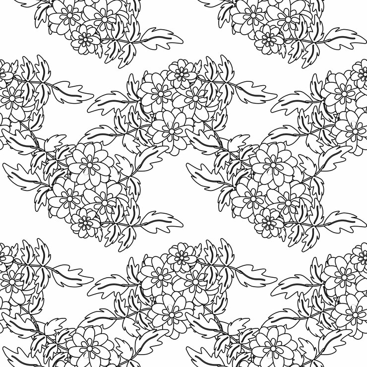 Vector seamless pattern with floral motifs able to print for cloths tablecloths blanket shirts dresses