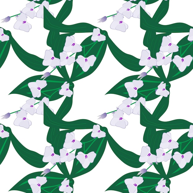 Vector seamless pattern with floral motifs able to print for cloths tablecloths blanket shirts dresses