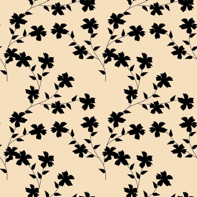 Seamless Pattern With Floral Motifs able to print for cloths tablecloths blanket shirts dresses