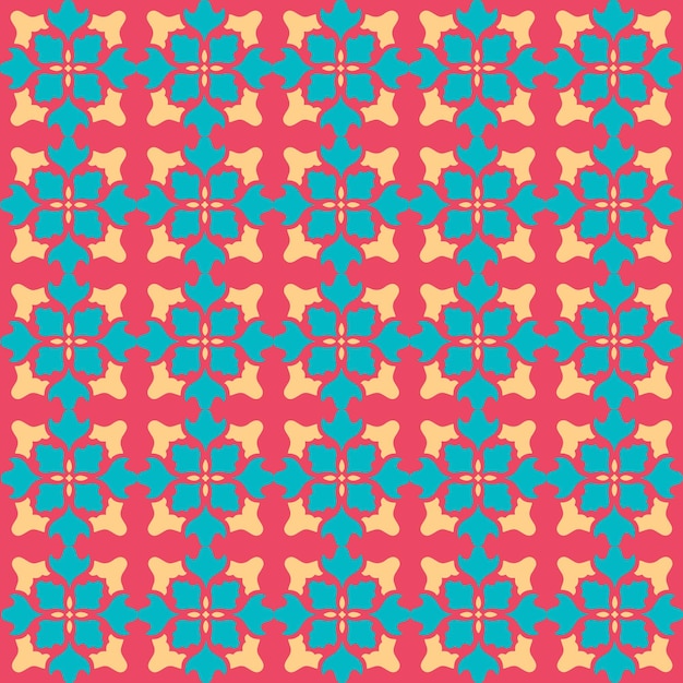 Seamless pattern with geometric elements