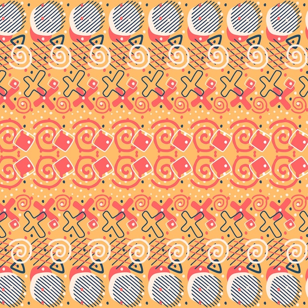 Seamless pattern with a geometric pattern