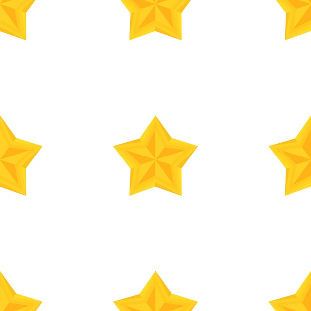 Vector seamless pattern with a gold star. suitable for backgrounds, wrapping paper, prints and books. vector.