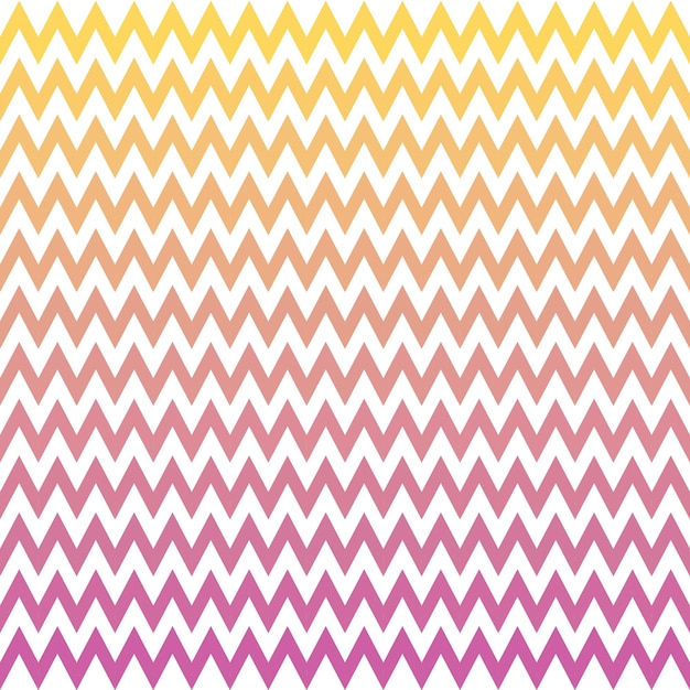 Modello senza cuciture con zigzag di colore sfumato. illustrazione vettoriale