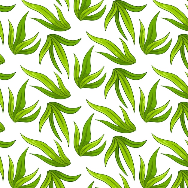 Seamless pattern with grass. in a cartoon style. for design and decoration.