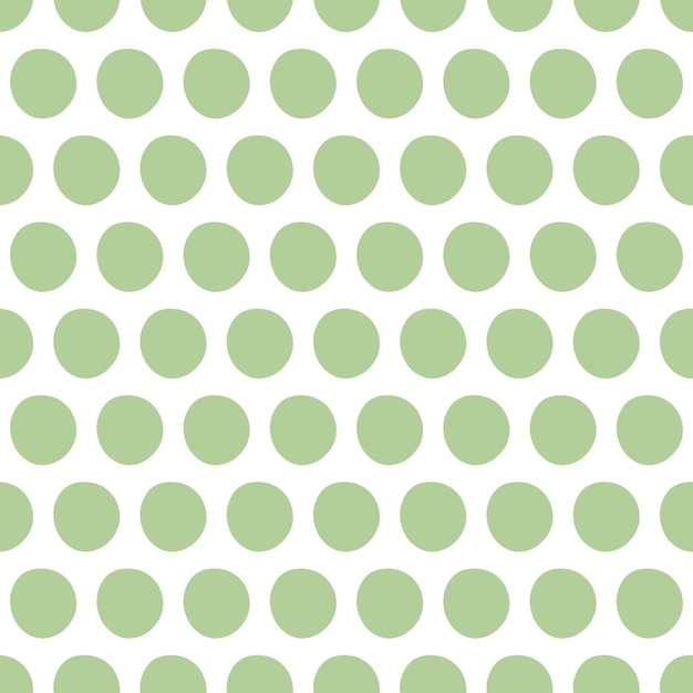 Seamless pattern with green spots