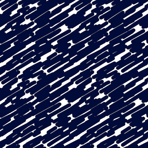 Seamless pattern with hand drawn brush strokes