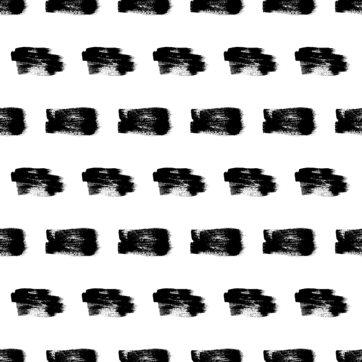 Vector seamless pattern with hand drawn scribble smears
