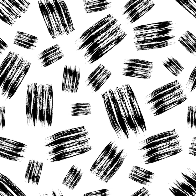 seamless pattern with hand drawn scribble smears