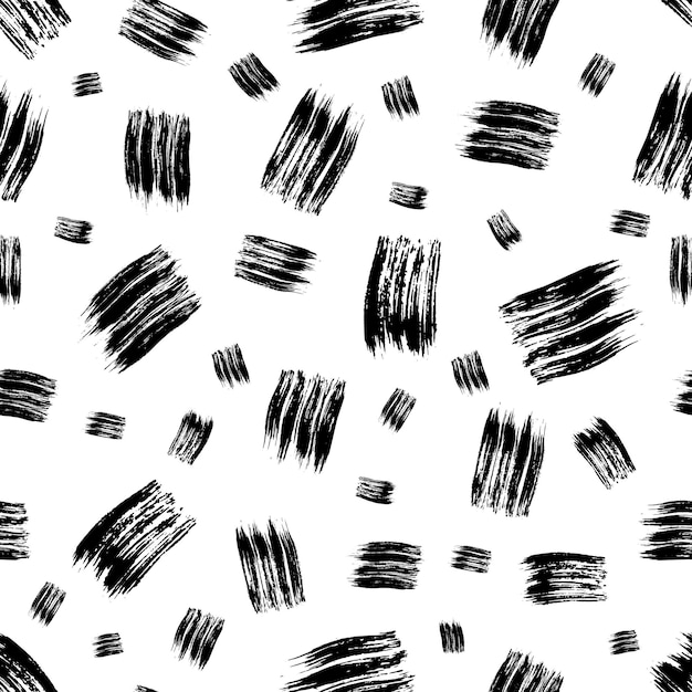 seamless pattern with hand drawn scribble smears
