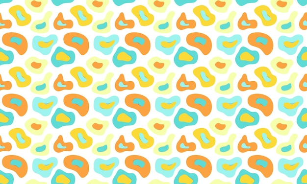 Seamless Pattern with Happy Color