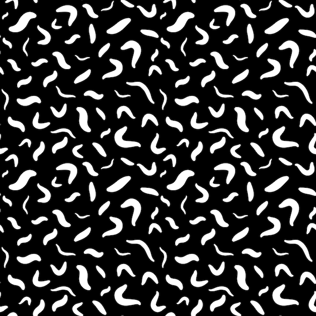 Seamless pattern with helminths vector dark background