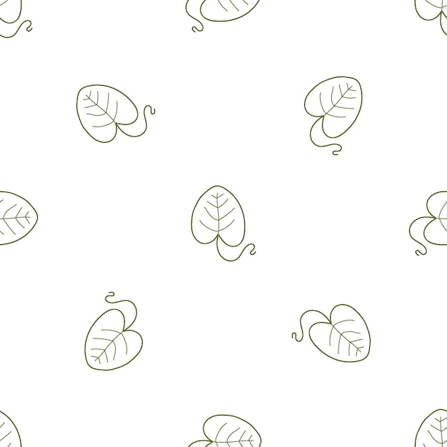 Seamless pattern with herbal elements Decorative texture for wallpaper textile stationery scrapbook web wrapping paper