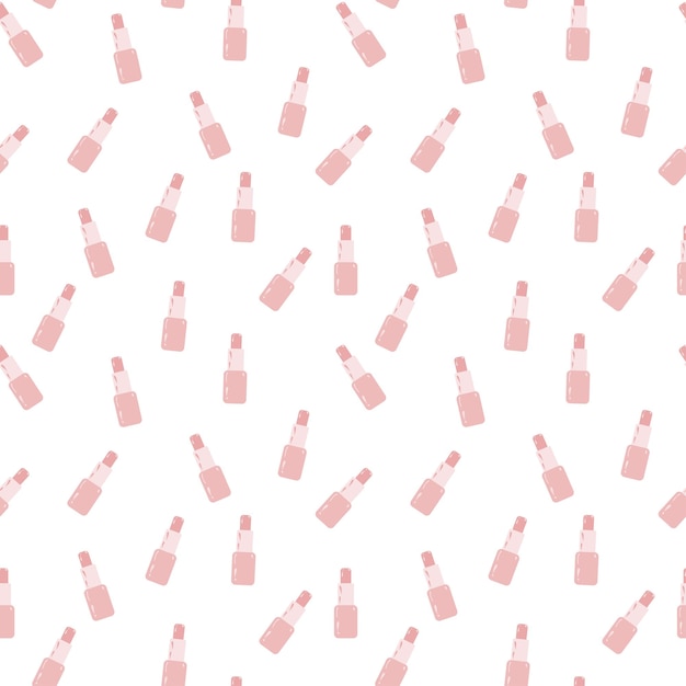 Seamless pattern with the image of lipstick Continuous repeating pattern for the design of wrapping