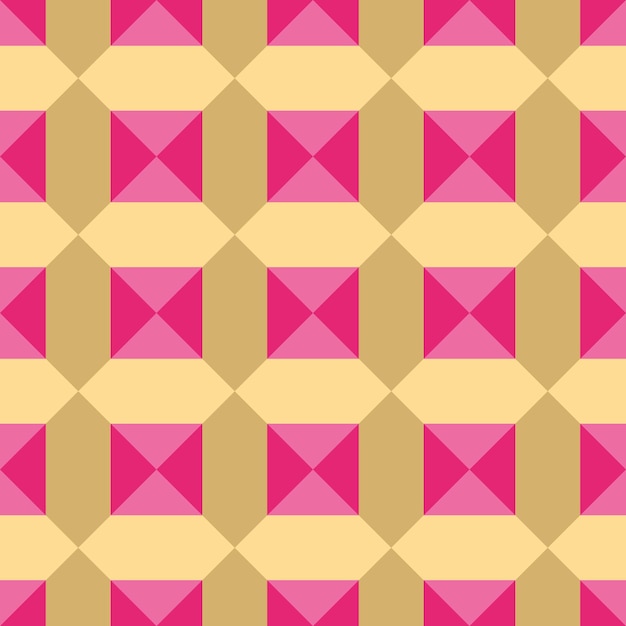 Seamless pattern with intricate geometrical shapes