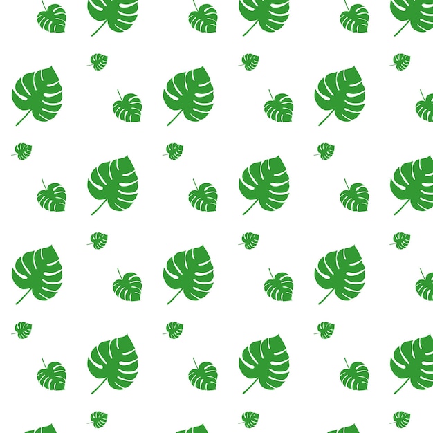 seamless pattern with leaves