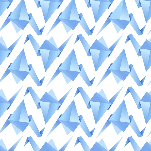 Бесшовный фон с оригами журавликов векторная иллюстрация для упаковки одежды с принтом ткани