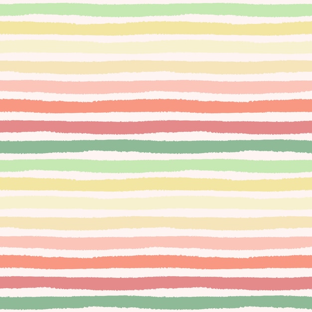 Vector seamless pattern with painted brush strokes