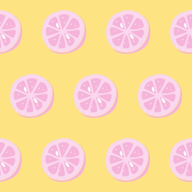 Lemon Colorful Pattern On Pink Background Stock Photo 1798282849   Shutterstock