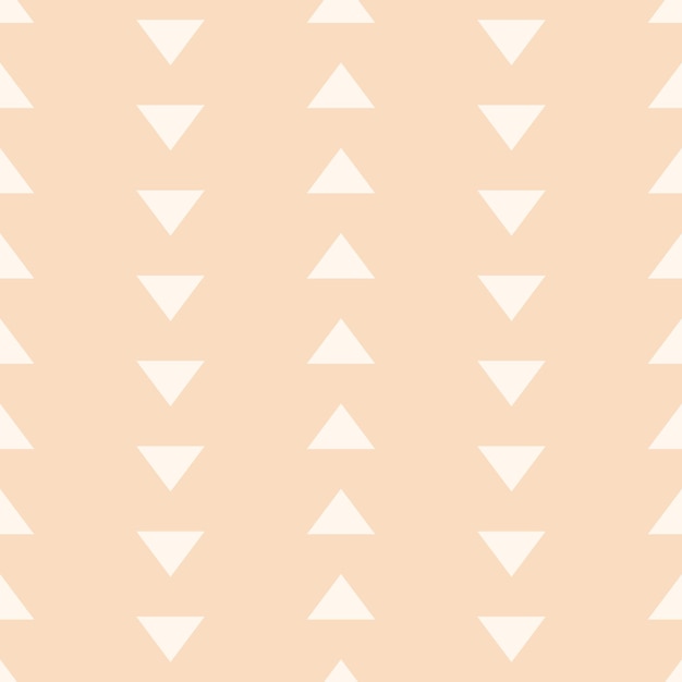 Seamless pattern with pink triangles