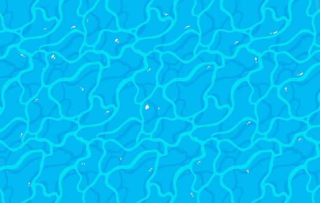 Seamless pattern with pool wave texture