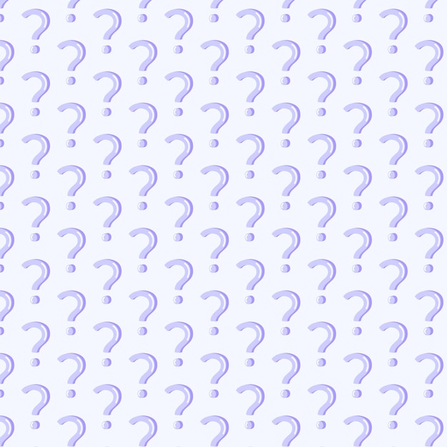 Seamless pattern with purple question mark for banner, wallpaper pattern, wrapping paper, scrapbook