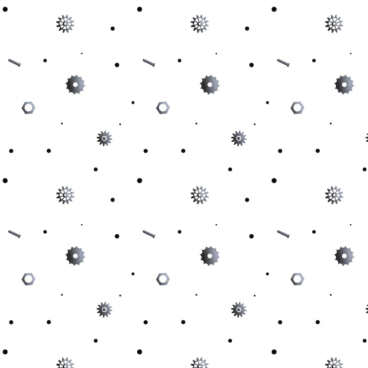 Vector seamless pattern with robots pattern with robots robot pattern vector robots
