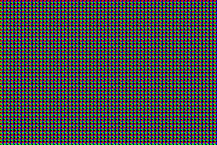 वेक्टर seamless pattern with round rgb diodes as videowall