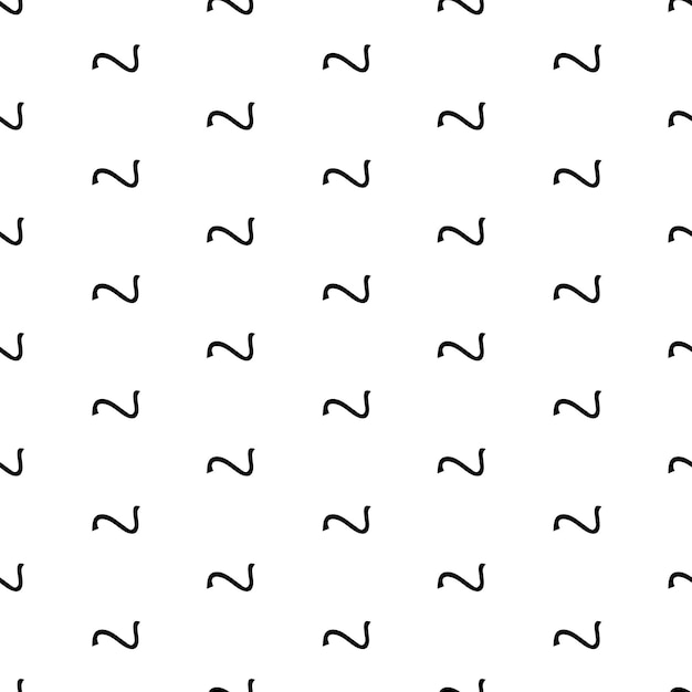 Seamless pattern with sketch squiggle