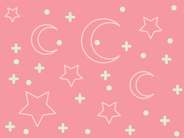 Seamless pattern with stars, memphis background, memphis pattern, cute design of memphis