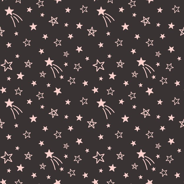 Seamless pattern with Stars