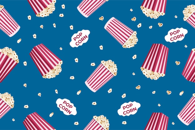 Popcorn and cinema  Popcorn posters Cinema popcorn Blue background images