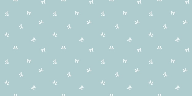 Seamless pattern with tiny musical notes and blue background