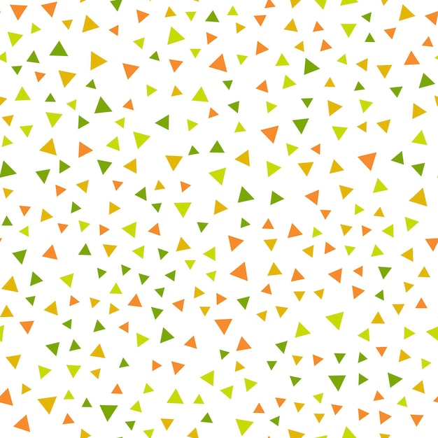 Seamless pattern with triangles on white background Vector illustration