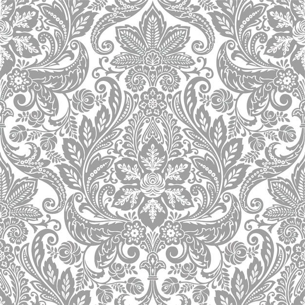 Seamless pattern with vintage repeat design