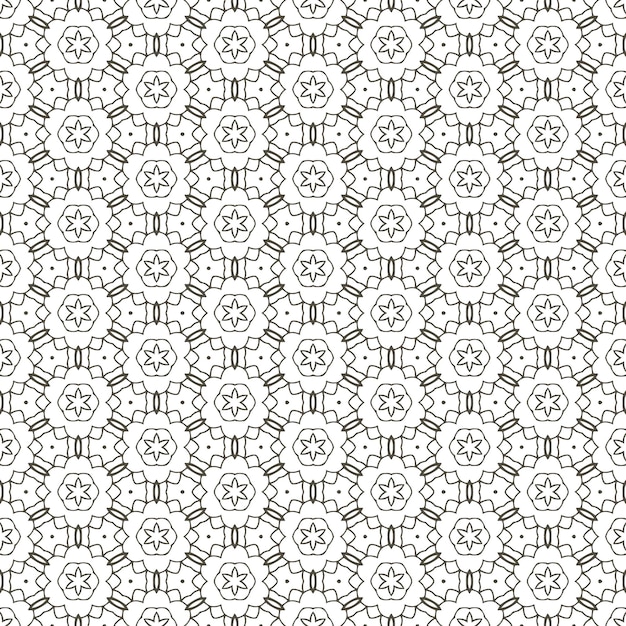 Seamless pattern with a white background