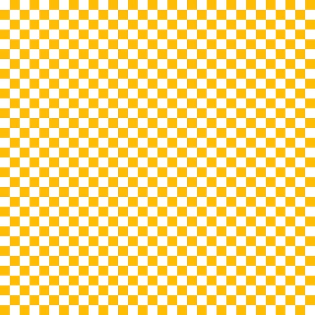 Seamless pattern with white and yellow little squares.