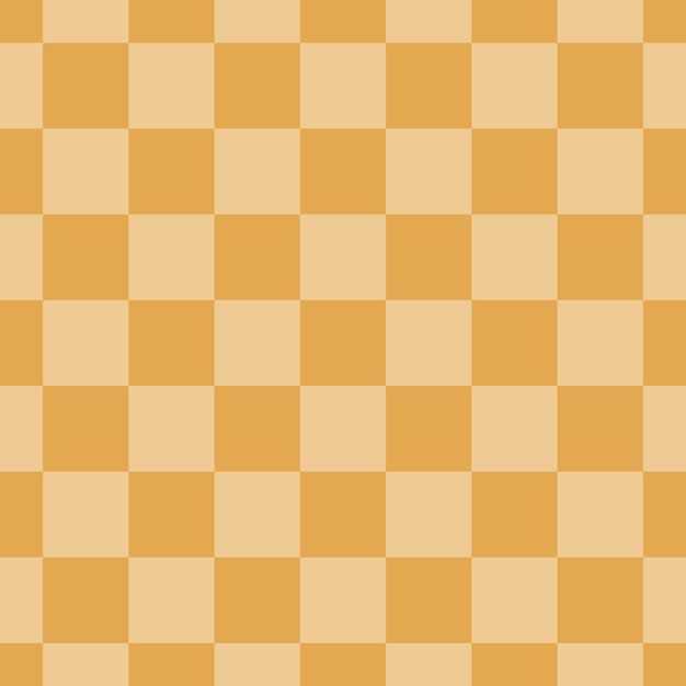 Vector seamless pattern with yellow checkerboard