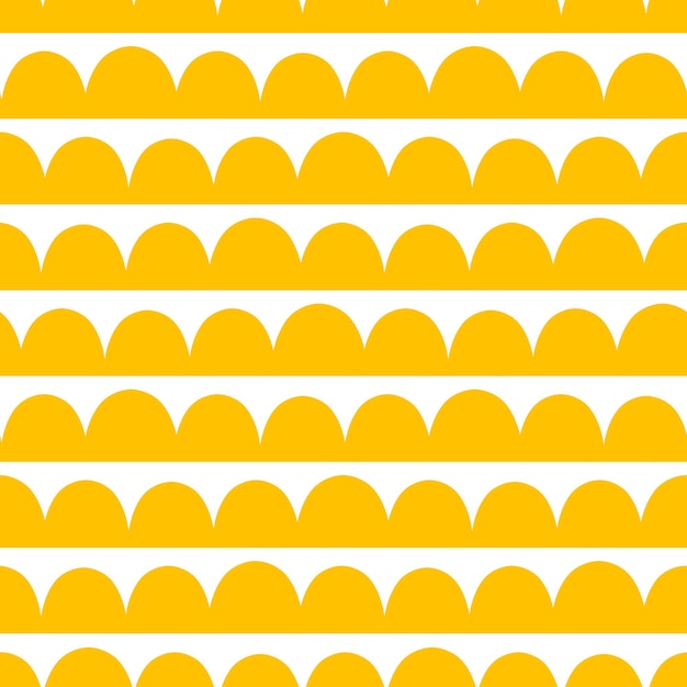 Seamless pattern with yellow shapes