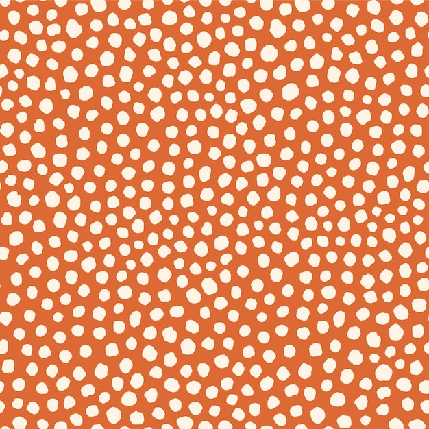 Seamless pattern witn dots. Abstract background. Polka dot texture. Hand drawn vector illustration.