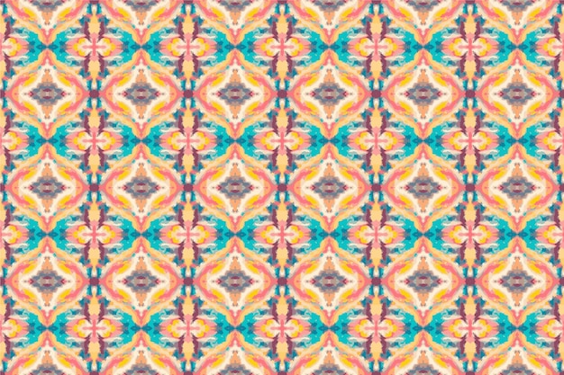 A seamless patterngeometric tribalgeometric batik ikataztec styleethnic boho seamless pattern