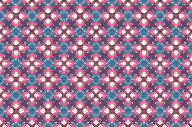 A seamless patterngeometric tribalgeometric batik ikataztec styleethnic boho seamless pattern