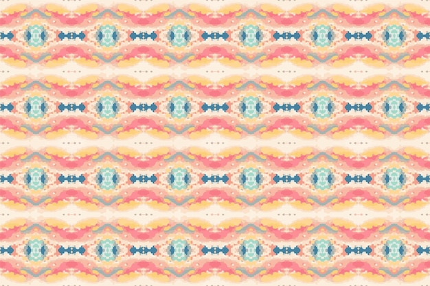 A seamless patterngeometric tribalgeometric batik ikataztec styleethnic boho seamless pattern