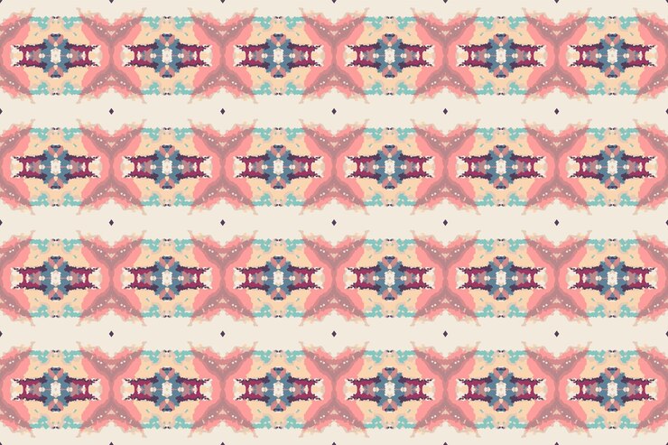 Vector 원활한 패턴기하학적 부족기하 바틱 ikataztec styleethnic boho 원활한 패턴