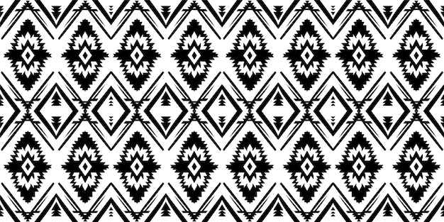 이 없는 패턴 (tribalgeometric batik ikataztec style ethnic boho seamless pattern)