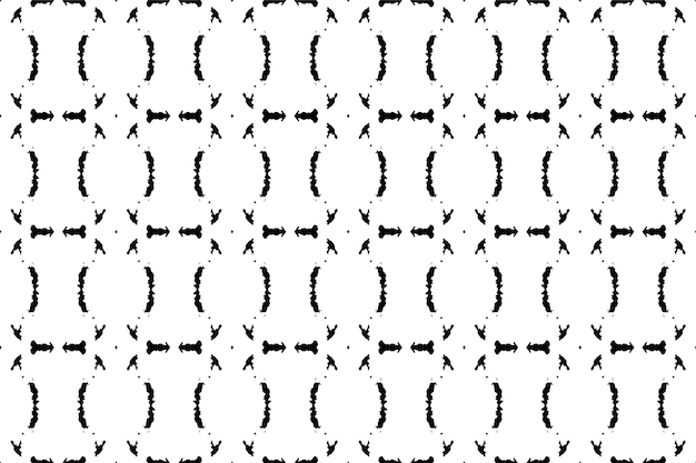 원활한 패턴기하학적 부족기하 바틱 ikataztec흑백 원활한 패턴