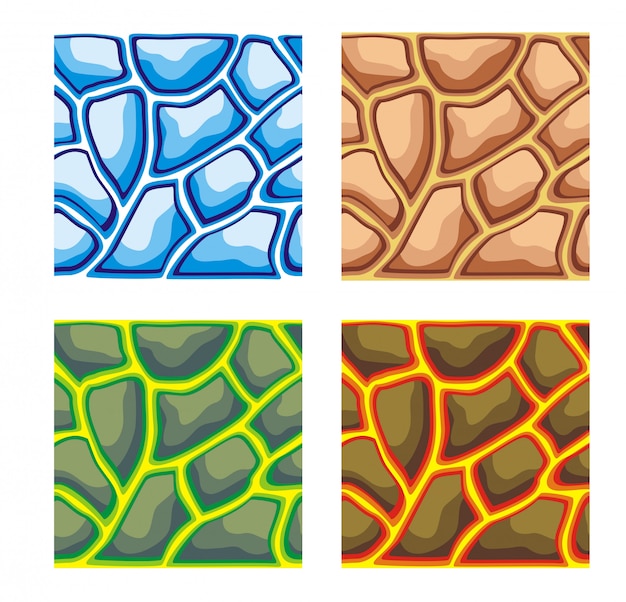 seamless patterns set