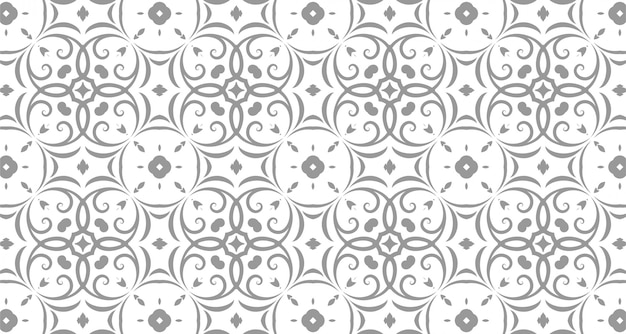 Vector seamless patterns with gray color