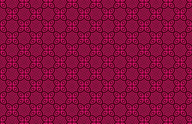 Seamless pink color fabric pattern