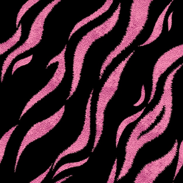 シームレスなピンクの虎皮パターン。華やかな虎皮プリント